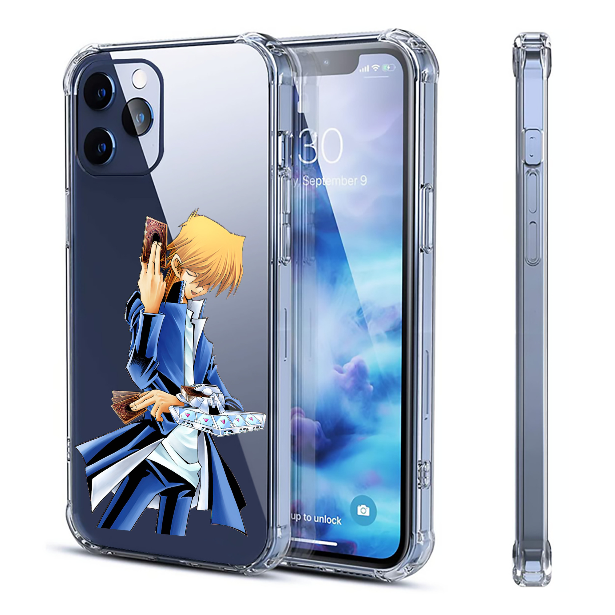 （画像用） 遊☆戯☆王 Yu-Gi-Oh! 【iPhone 12シリーズ対応】透明スマホケース（クリアソフトケース）